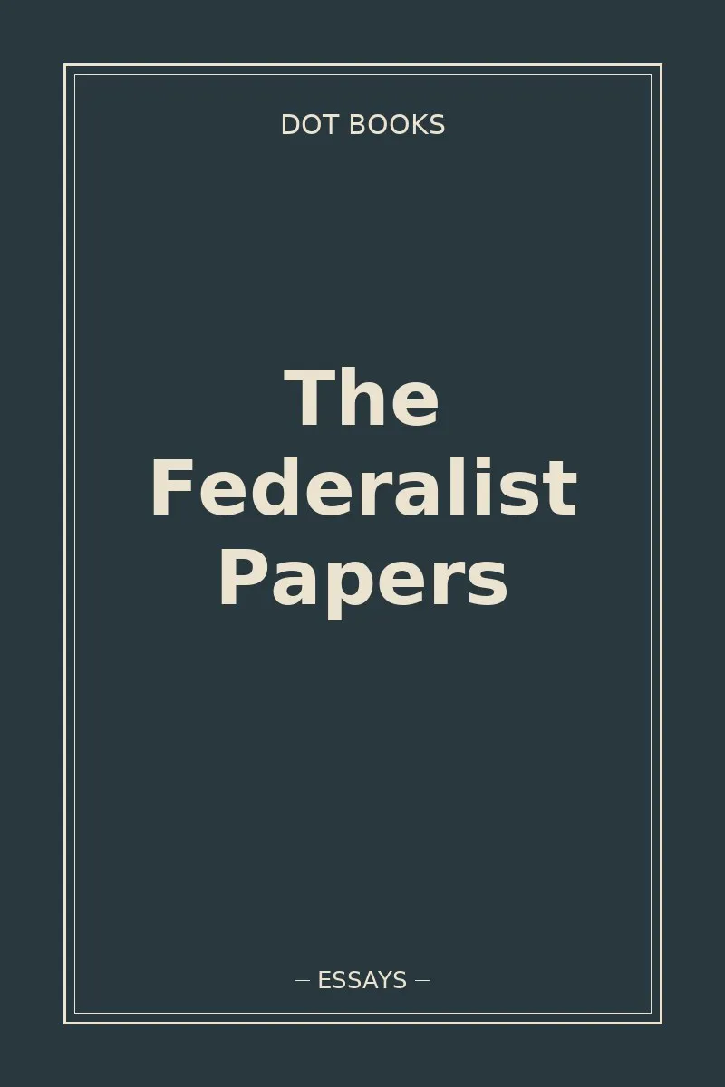 The Federalist Papers — book cover