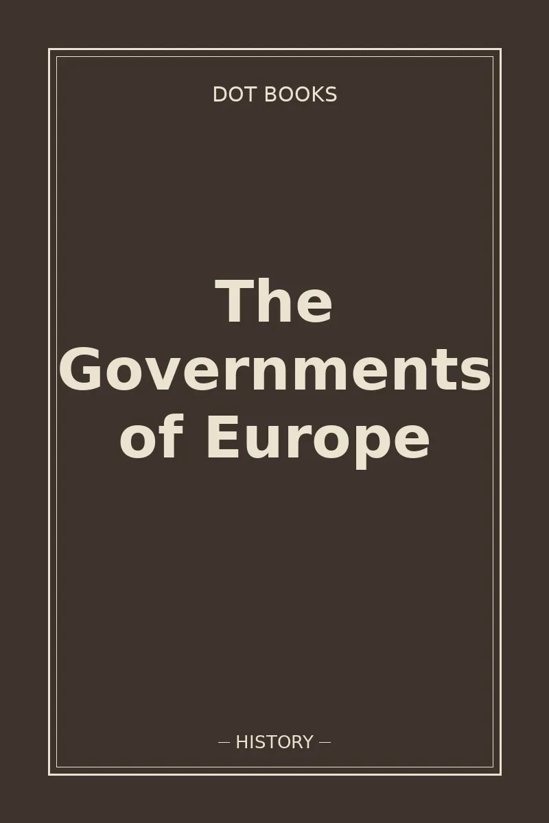 The Governments of Europe — book cover