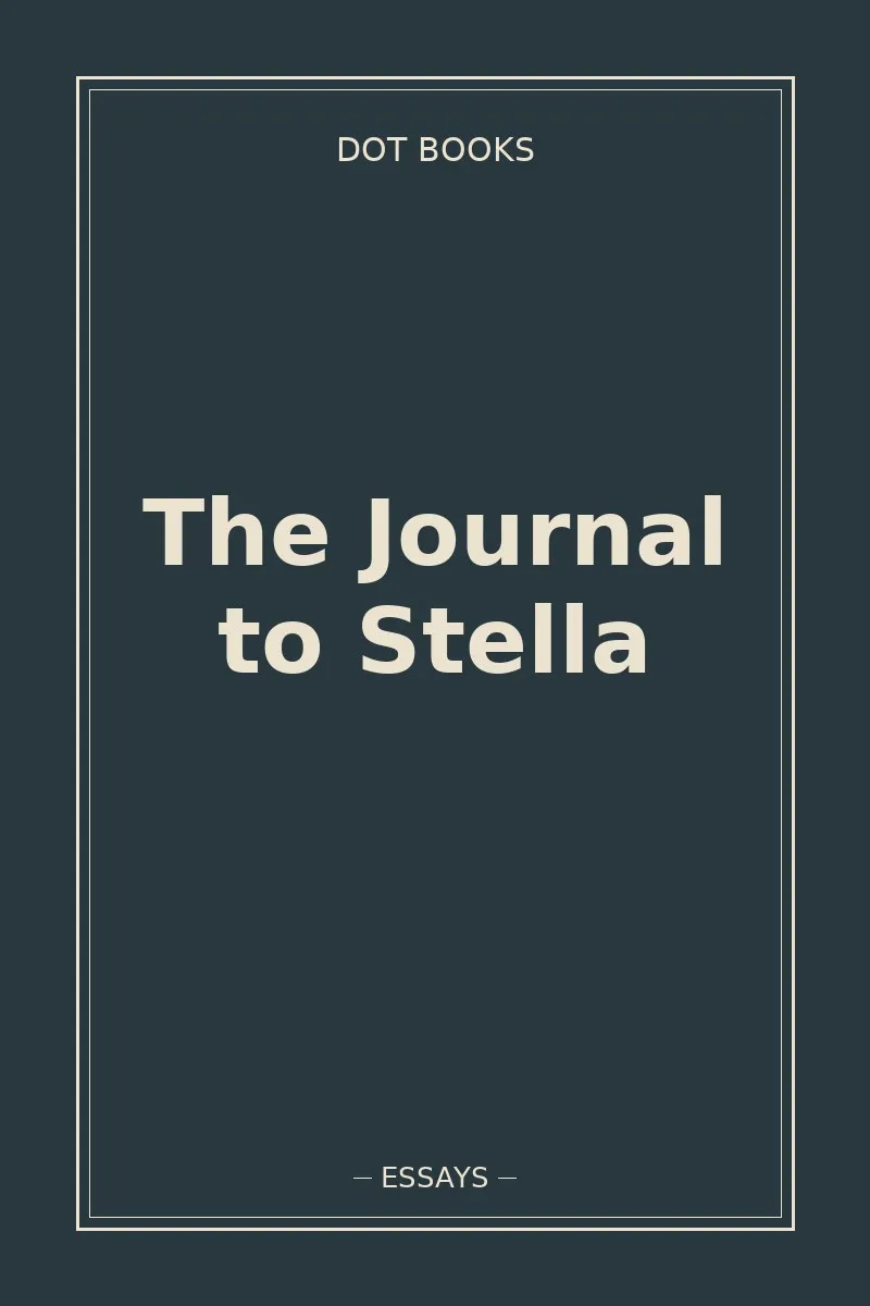 The Journal to Stella — book cover