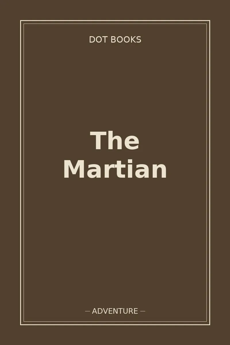 The Martian — book cover