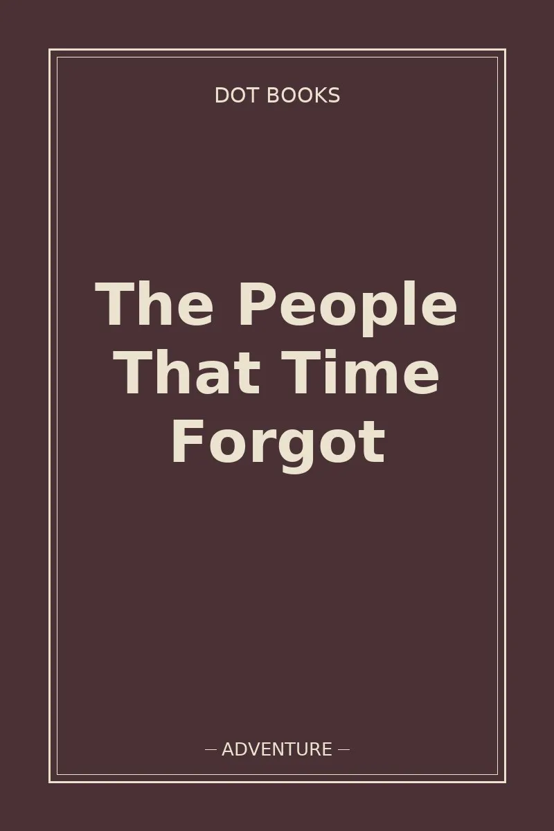 The People That Time Forgot — book cover