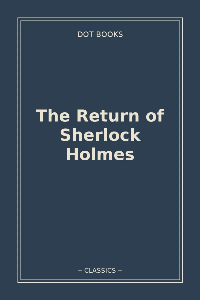 The Return of Sherlock Holmes — book cover