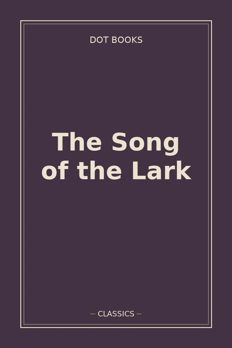 The Song of the Lark — book cover