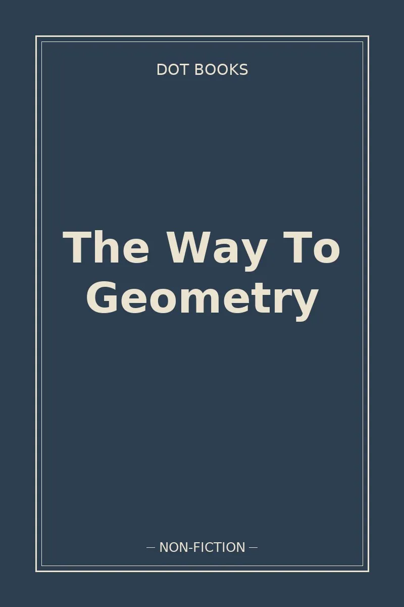 The Way To Geometry — book cover