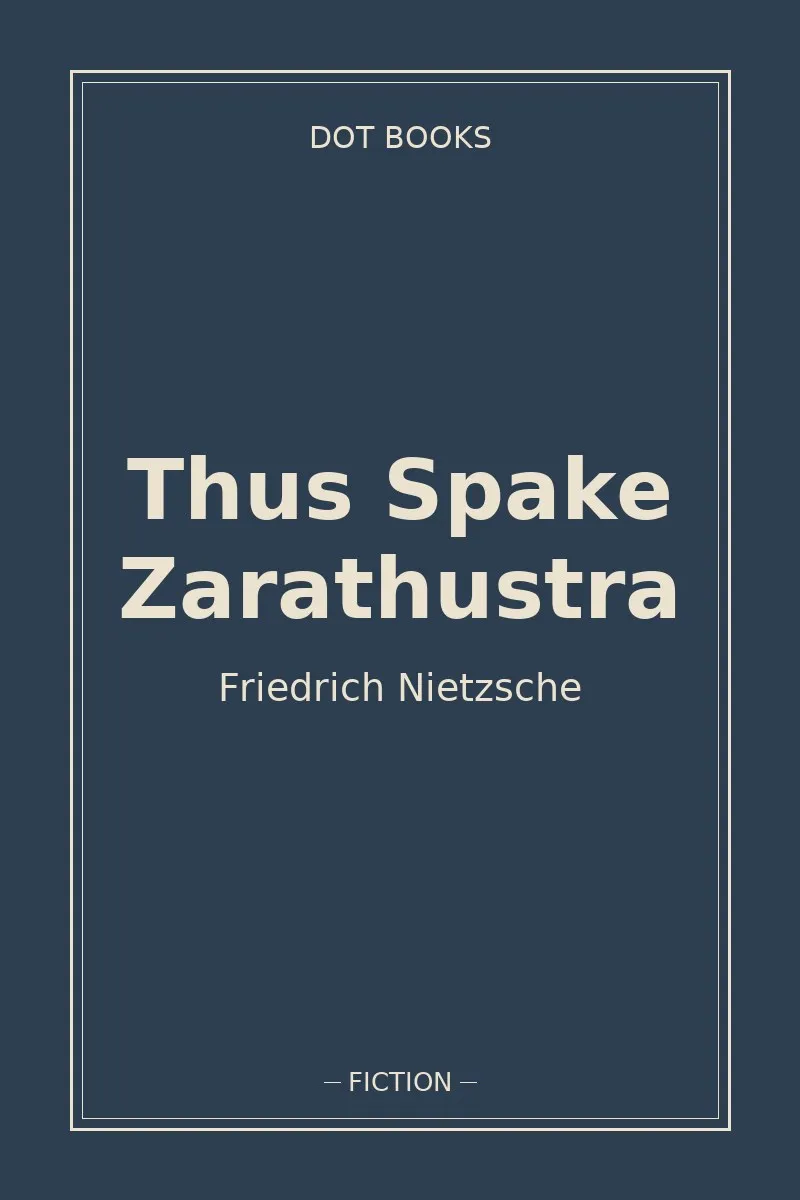 Thus Spake Zarathustra — book cover