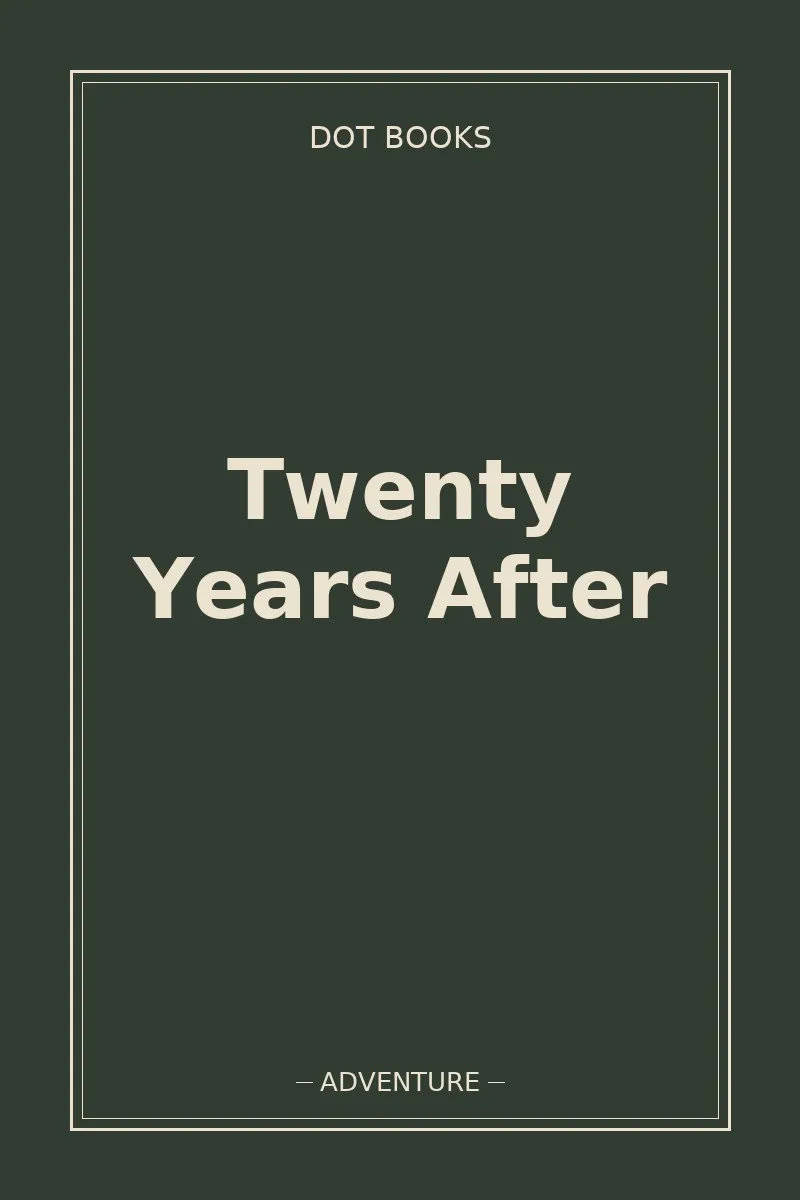 Twenty Years After — book cover