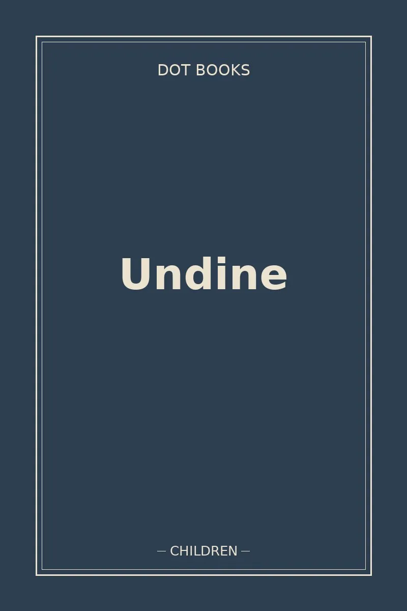 Undine — book cover