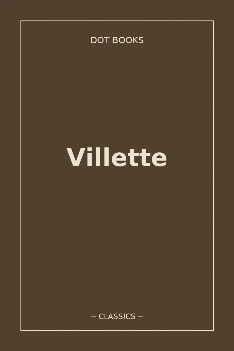 Villette — book cover