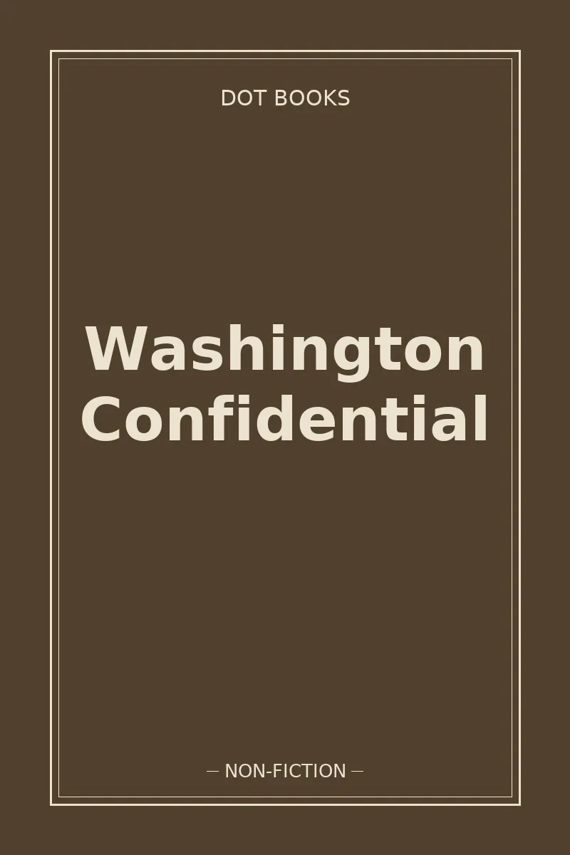 Washington Confidential — book cover