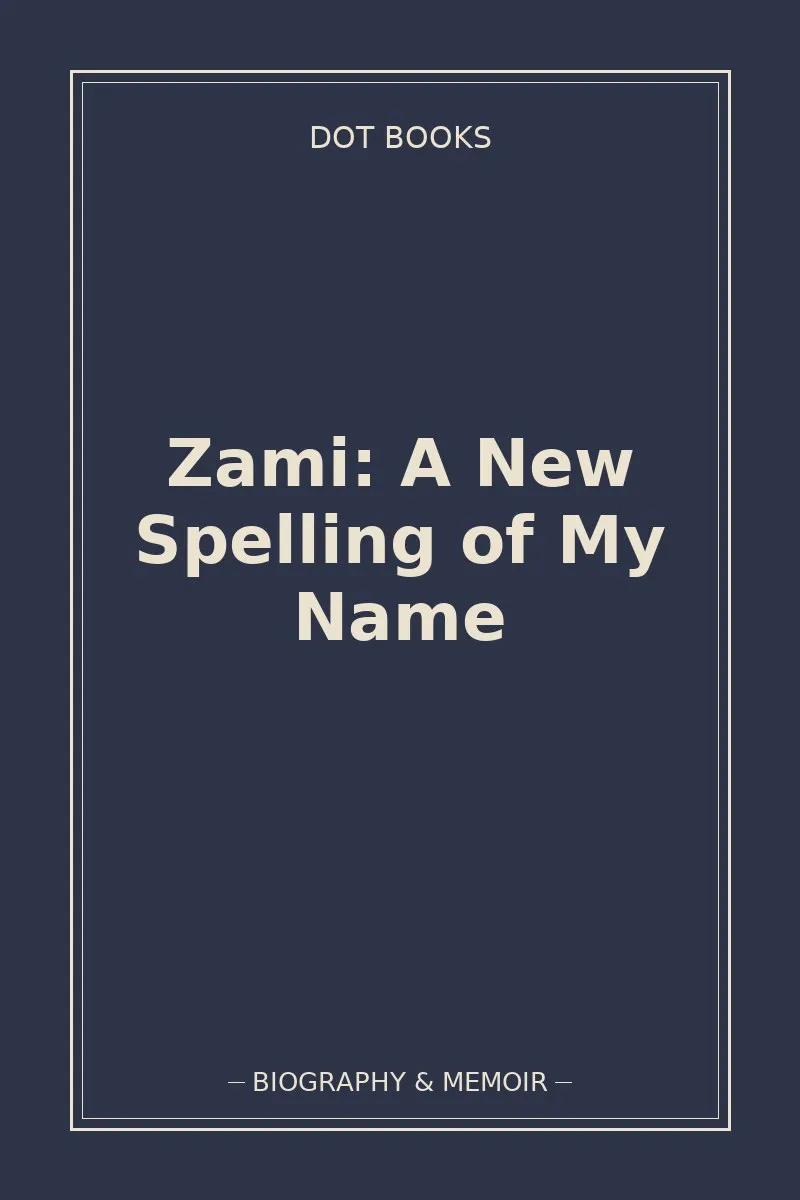 Zami: A New Spelling of My Name — book cover