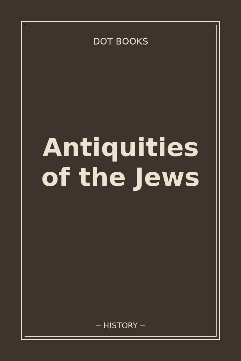 Antiquities of the Jews — book cover