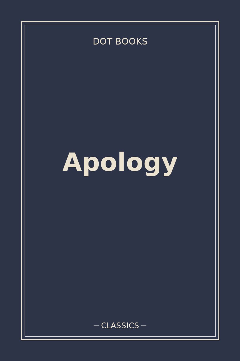 Apology — book cover