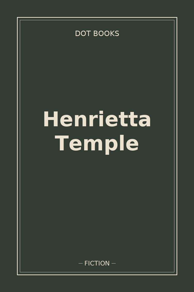 Henrietta Temple — book cover