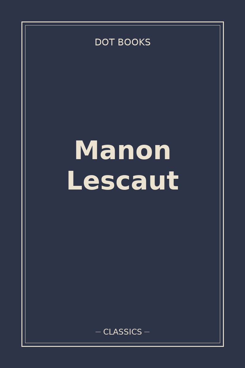 Manon Lescaut — book cover
