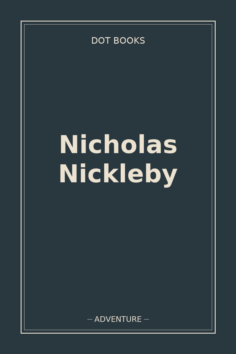 Nicholas Nickleby — book cover