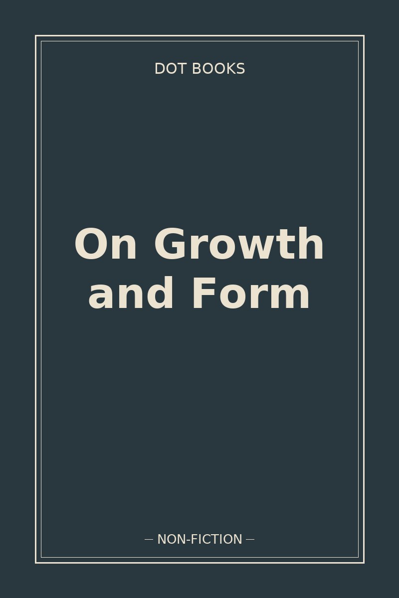 On Growth and Form — book cover