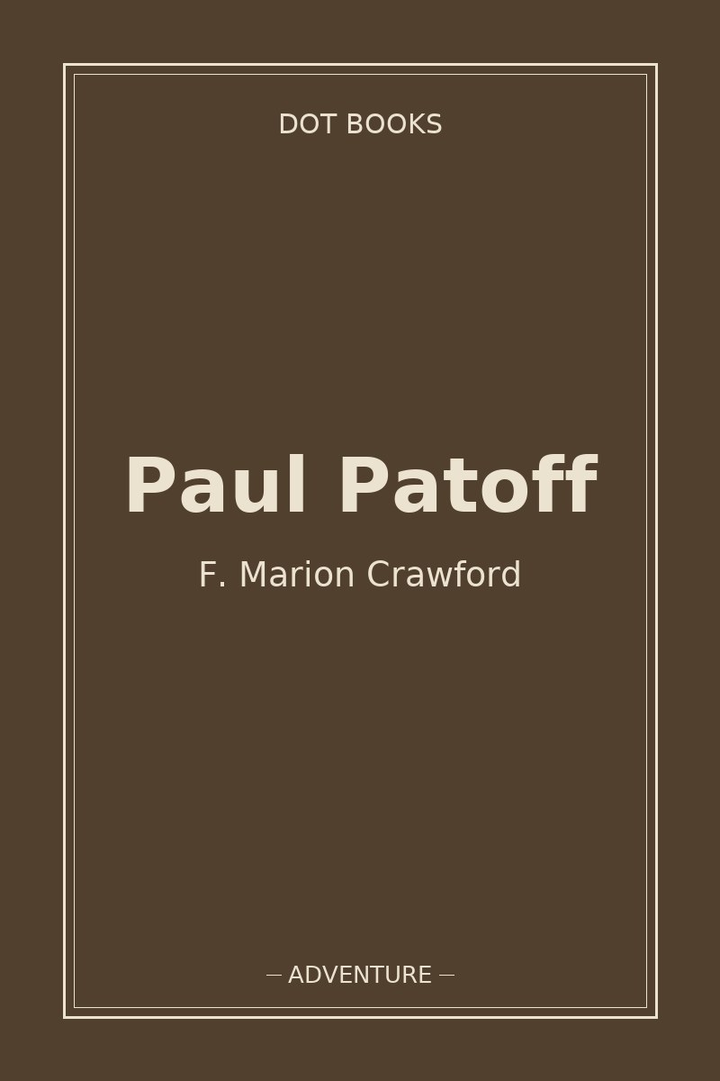 Paul Patoff — book cover