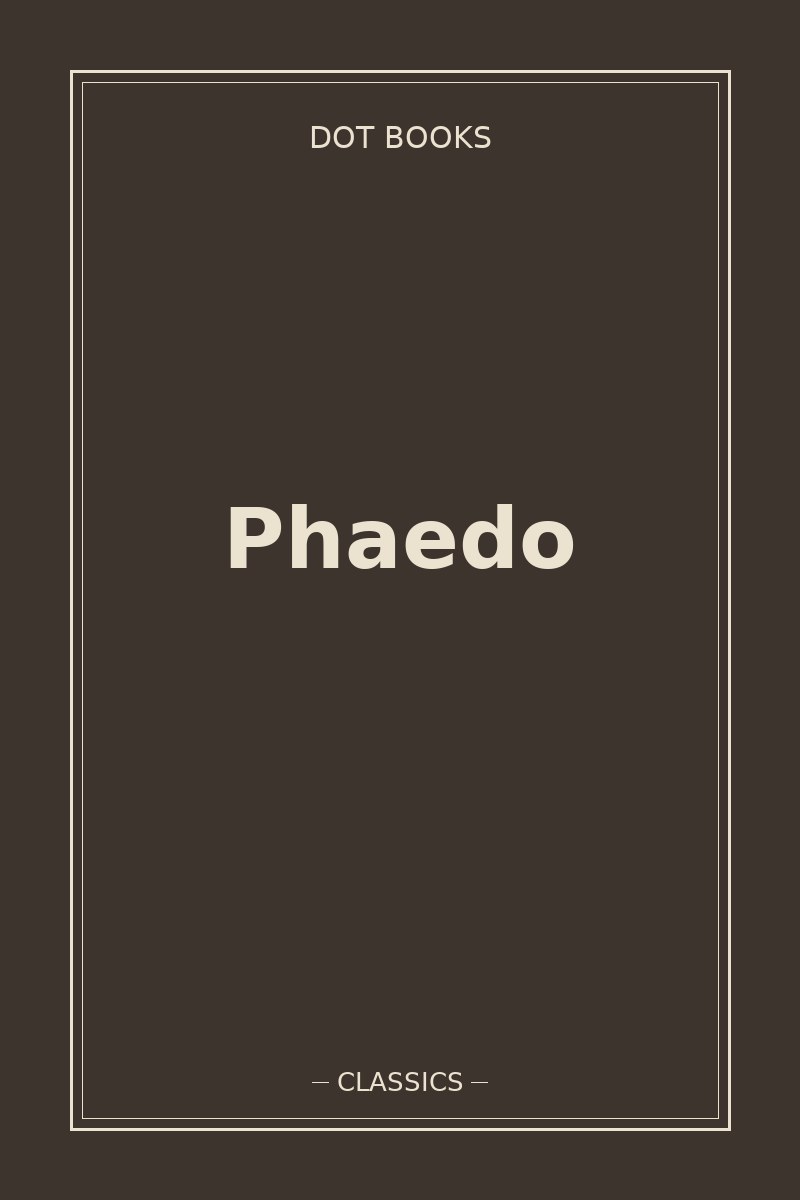 Phaedo — book cover