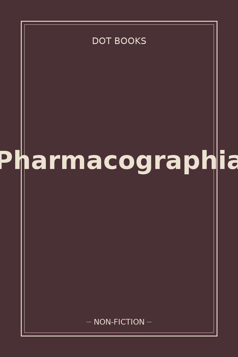 Pharmacographia — book cover