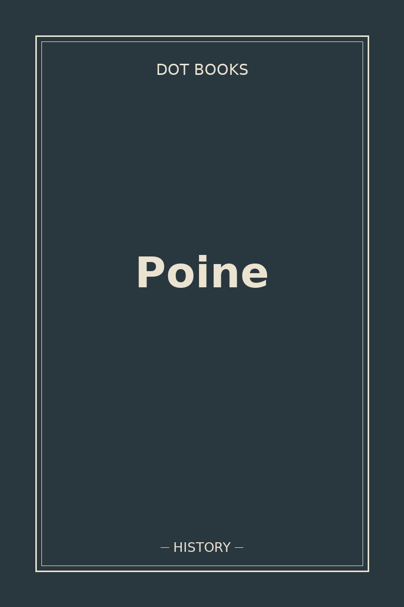 Poine — book cover