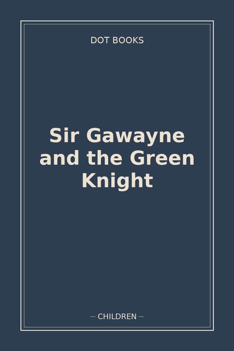 Sir Gawayne and the Green Knight — book cover