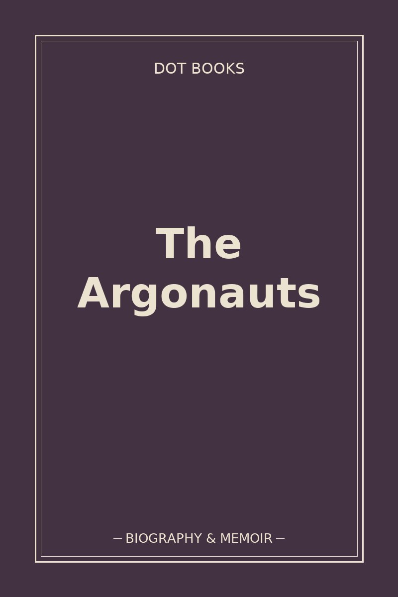 The Argonauts — book cover