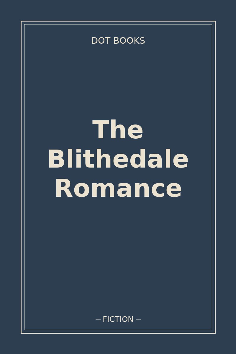 The Blithedale Romance — book cover