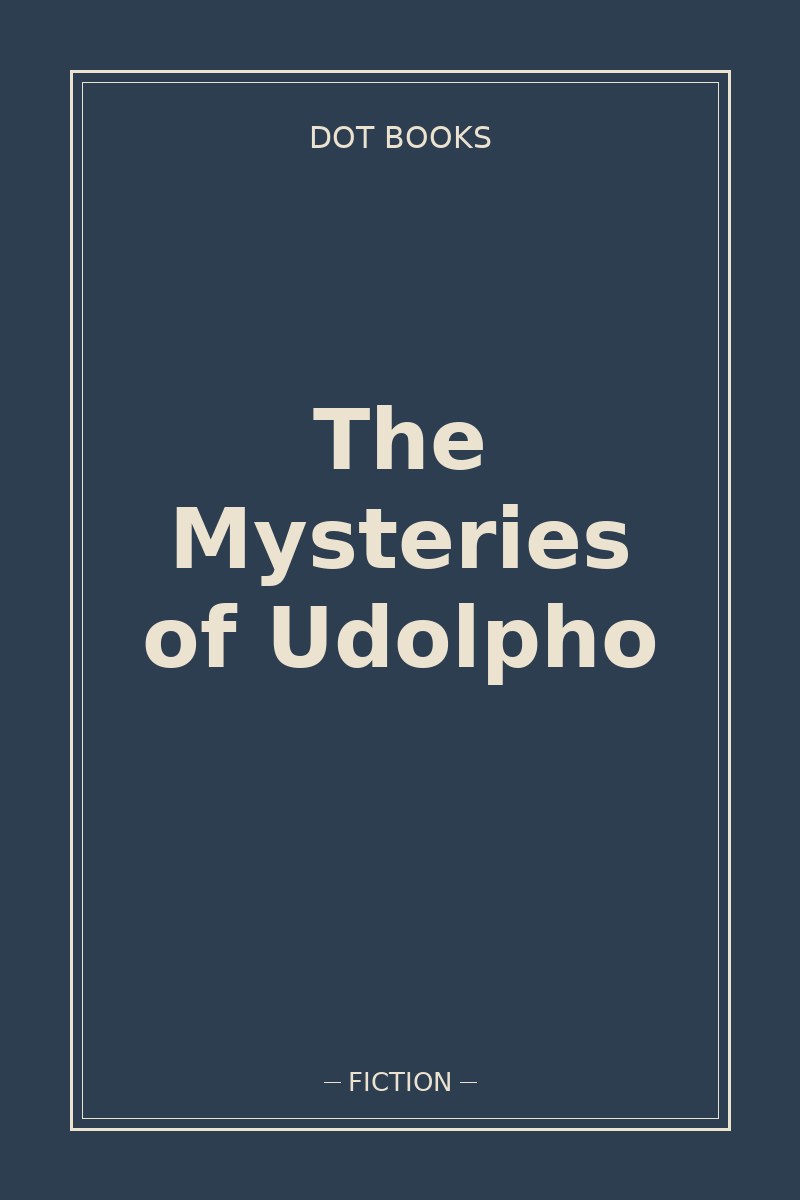 The Mysteries of Udolpho — book cover