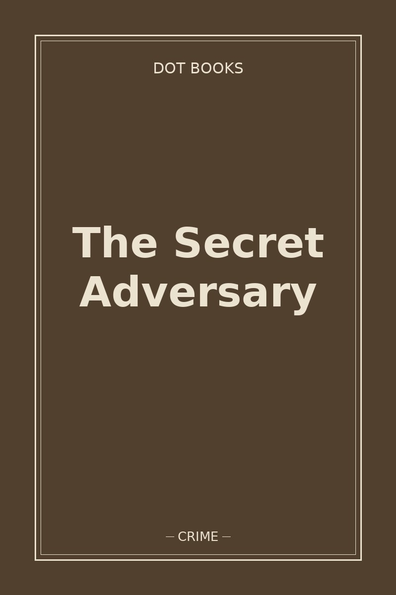 The Secret Adversary — book cover