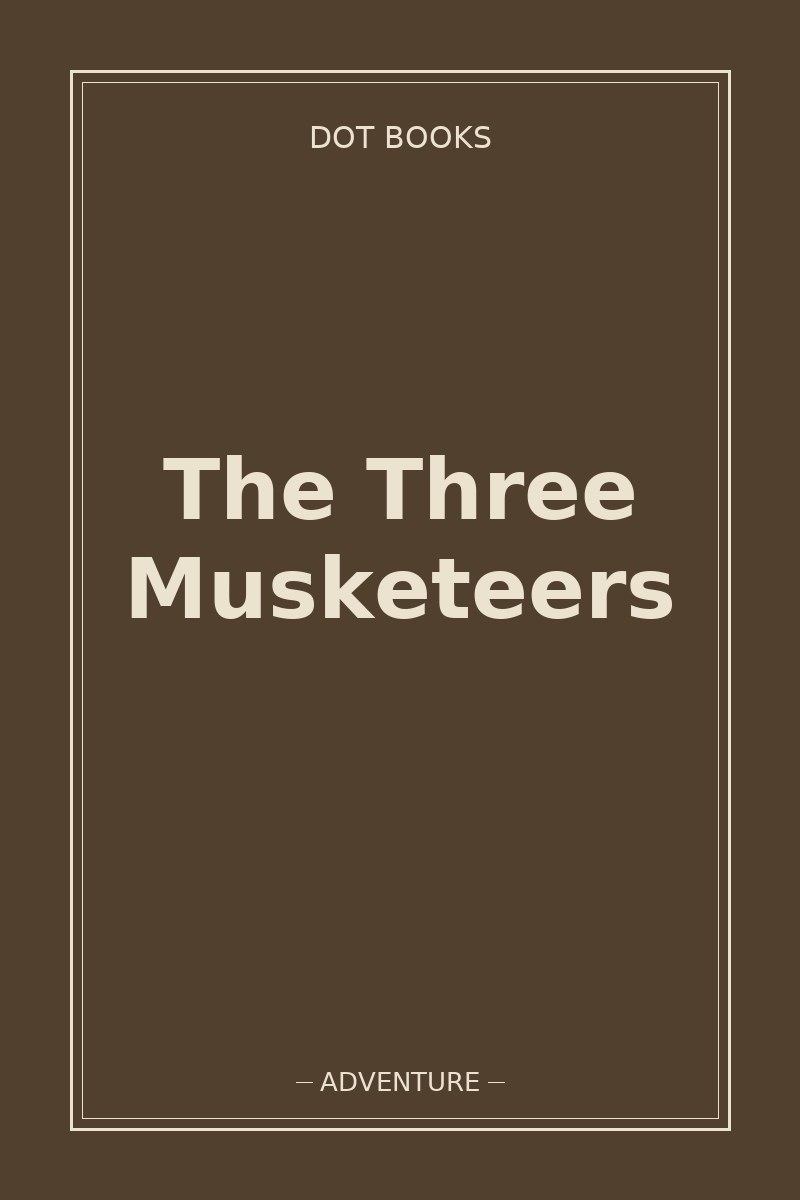 The Three Musketeers — book cover