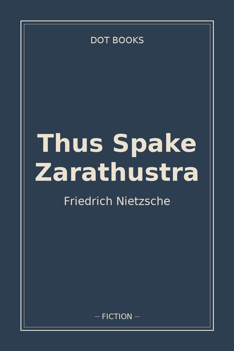 Thus Spake Zarathustra — book cover