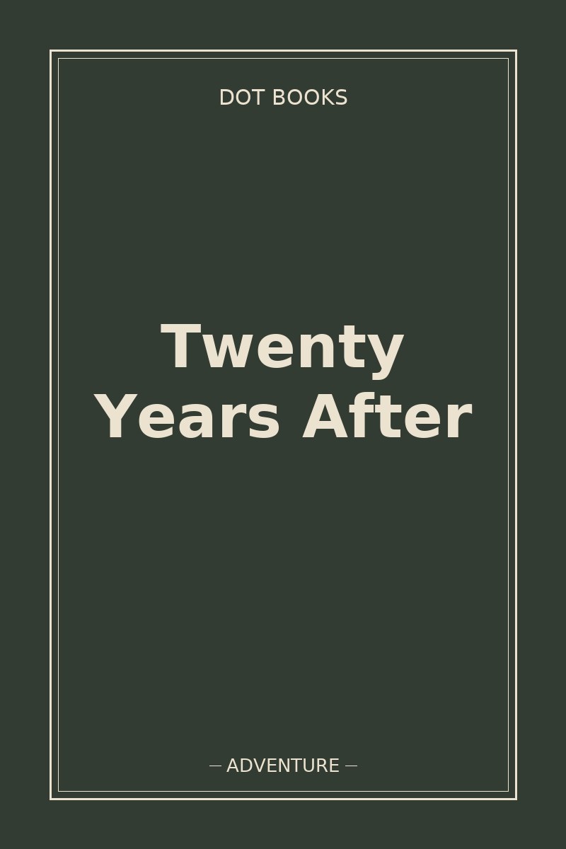 Twenty Years After — book cover