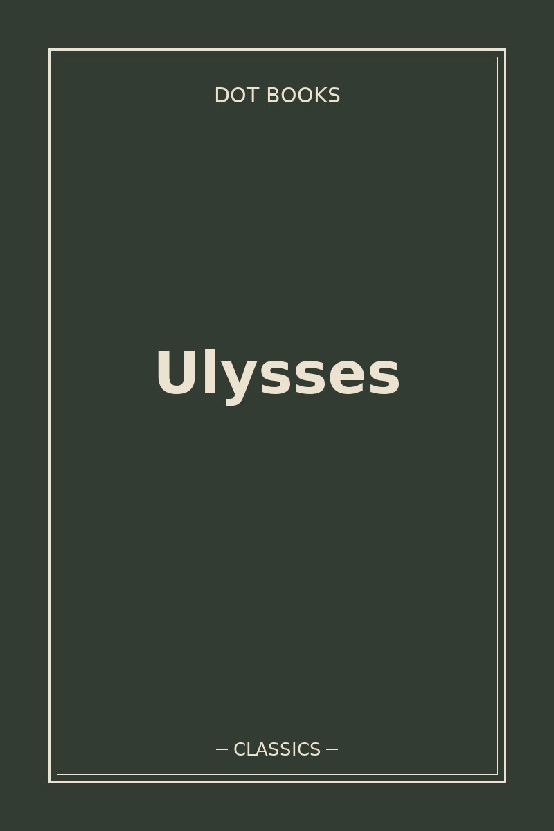 Ulysses — book cover