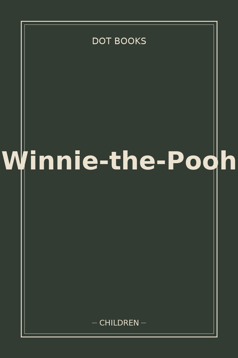 Winnie-the-Pooh — book cover